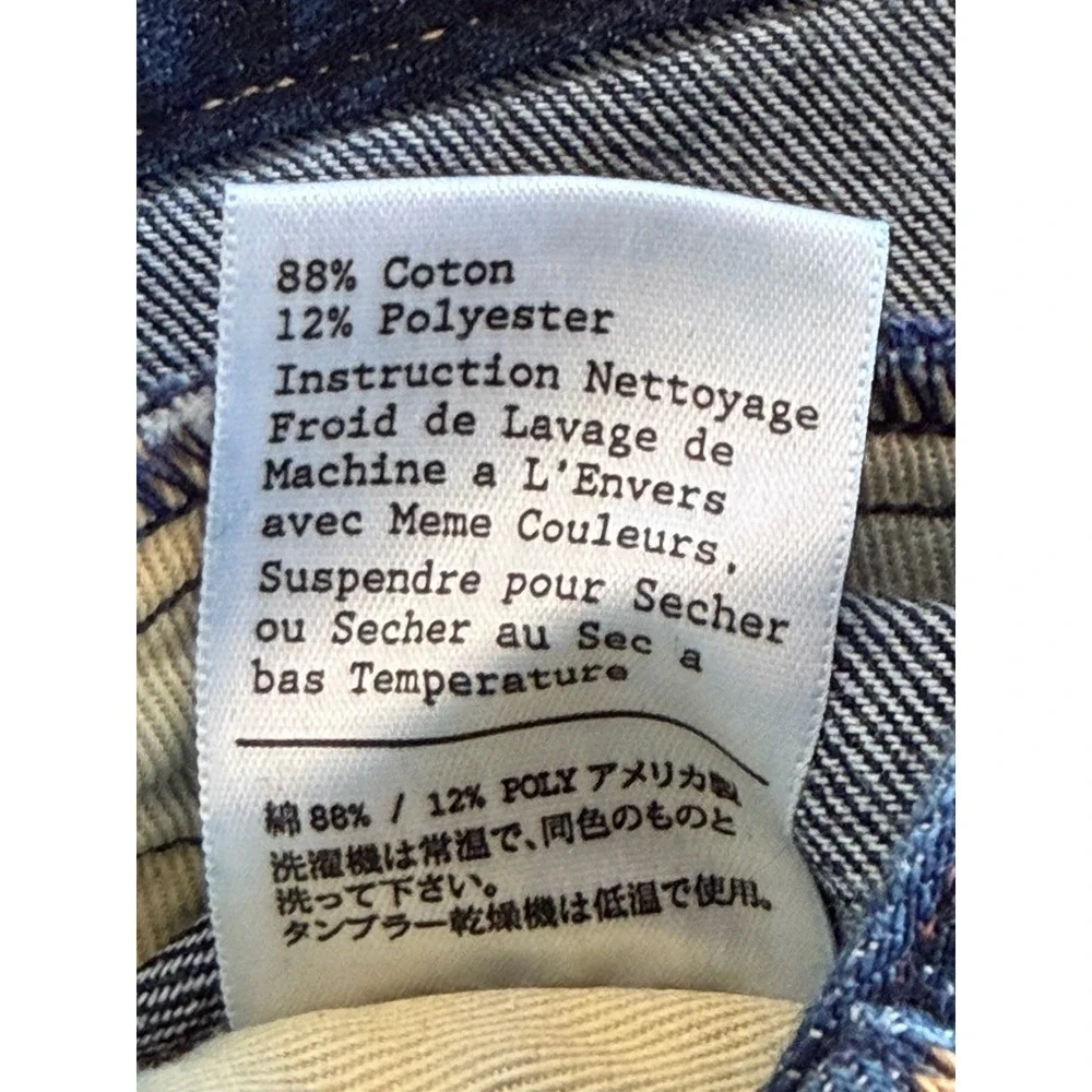 Earnest Sewn Women's Mid Rise Flare Pintuck Leg  Denim Jeans Sz 27 (act 30X34.5)